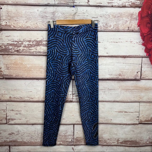 Terez Pants - Peloton x Terez Glitter Galaxy Leggings rare m
